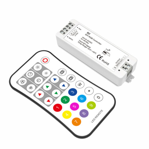 LEDware RGBw@re | Digital RGB LED Controller + Afstandsbediening | LWSP.ISC+R9