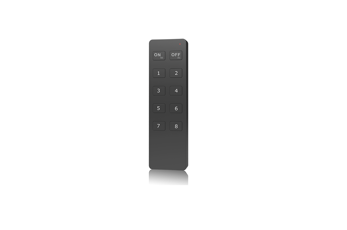 LED Dimmer | 10 Zonne | RF afstandsbediening (8 Kanaals) | KNOPS | 1 Kleur