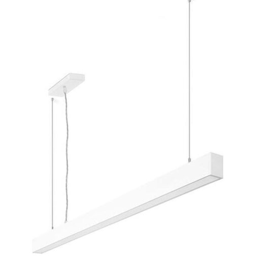 Designw@re | All White LED Hanglamp | 45 Watt | 240 cm | Warm Wit | LWALU240B.27k | DIM