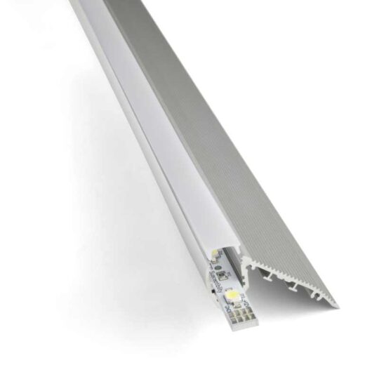 LED TrapProfiel | 100% Opaal, PC, UV Bestendig | 3 Meter | Bundel 9 Stuks