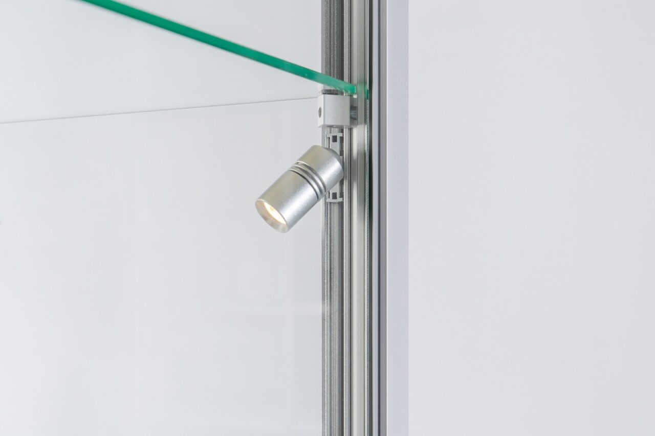 LED Vitrine Spot | Type Track Wit | 1,5 meter | Vierkant | LW.SHOW.RSW15M - Afbeelding 2