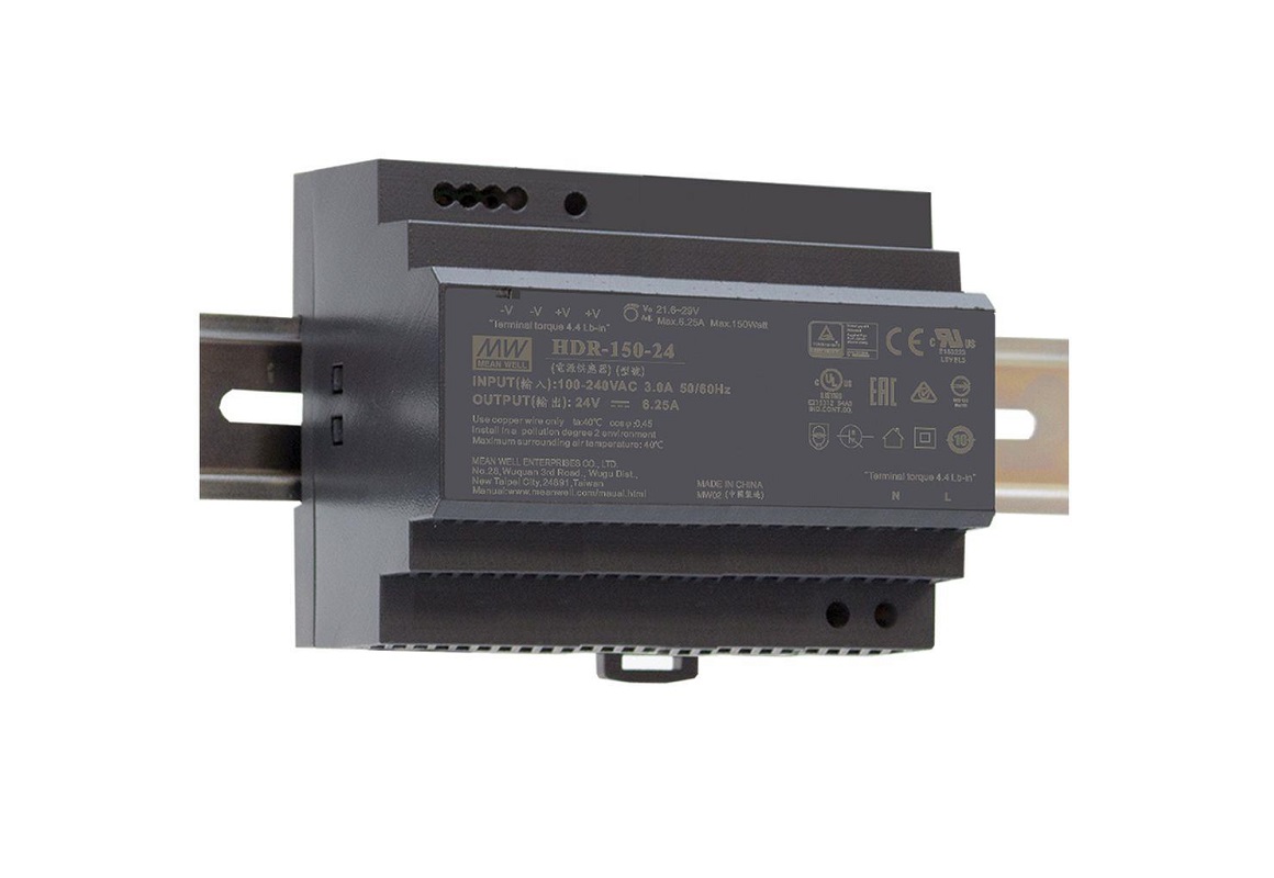 LED Voeding DIN Rail | 150 Watt | 12 Volt | MWHDR-150-12