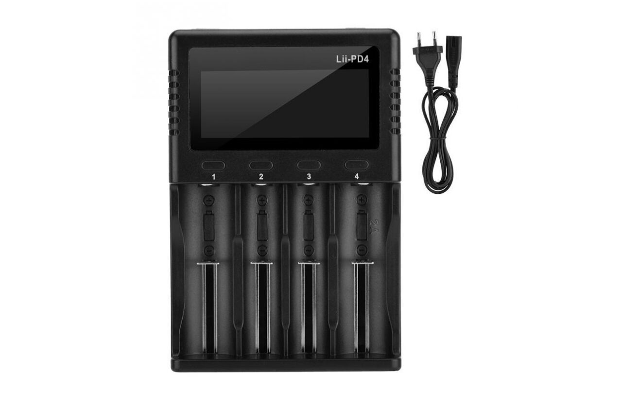 Accu Lader | Lithium 18650 | 3,7 / 3,8 Volt | Autodetect | Li-Ion en Ni-Mh batterijen