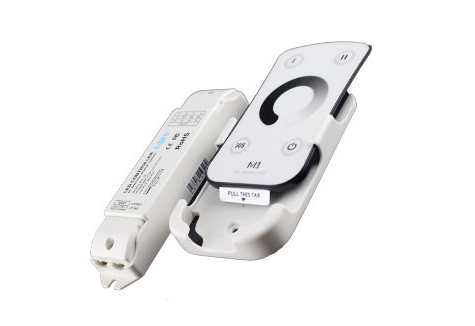 LED Dimmer | 12-24 Volt | 4 x 5 Ampere | met RF afstandbediening | Mini | Type M4 | LWTCRFDM4T1
