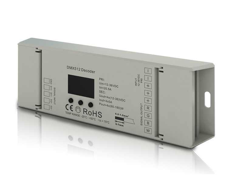 Basic DMXw@re LWSR-DMX01 LED Controller | Smart DMX | 4 x 192 Watt