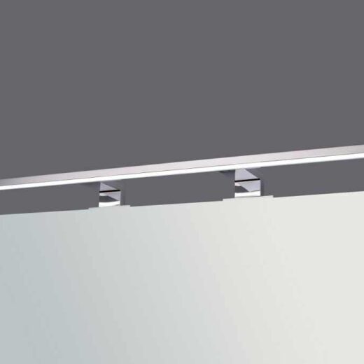 Designw@re | LED Spiegel / Kastverlichting set | 1 Lampje | 14 Watt | Chroom | LWCML020800