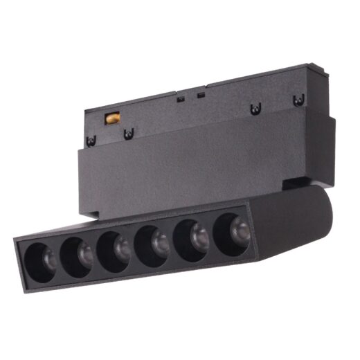 LED Magneet Rail | Type MAGNETO AIM Zwart | 6 Watt | 110 mm | Warm Wit | LWL20.SD.6W.WW