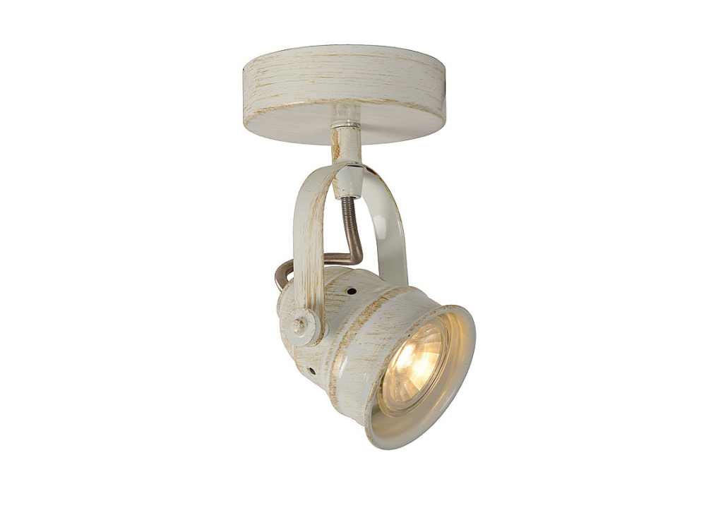 Lucide wanddspot / Plafondspot | 1 x 5 Watt | 150 x 90 x 100 mm | CIGAL-LED | Antiek Wit