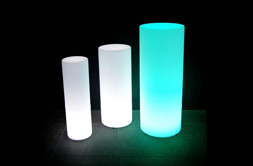 LED Verlichte | ROUND COLUMN SM | Ø30*74cm | RGBW