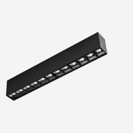 GYO | LED Magneet Rail | MITO BEAM Black-24V-16W-2700K-34°-Triac Dim-322*34*55,5