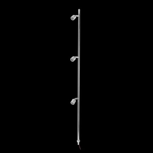 LED Vitrine Spot | Type Show | 3 Watt | Zilver | Daglicht Wit | 3 x 90 Lumen | LWSSLSC3.4k