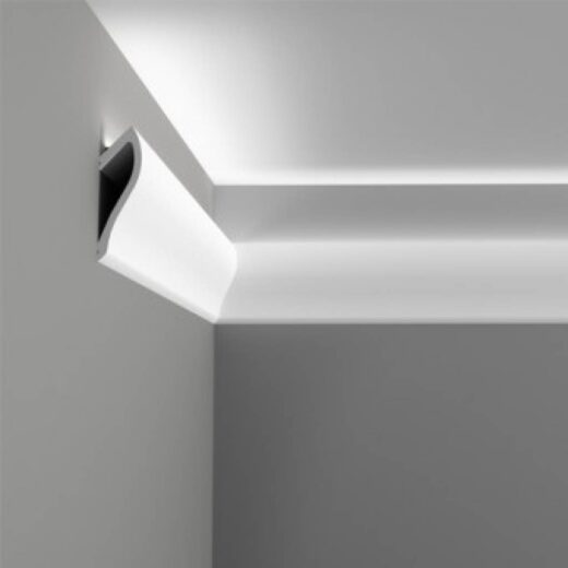 StucProfiel | LED strip plafondprofiel | L 2000 x H 185 x B 58 mm | Kroonlijst C371 SHADE