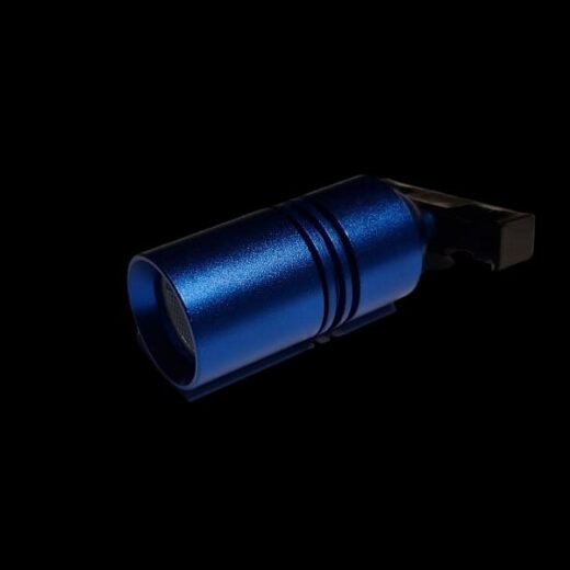LED Vitrine Spot Show | Type Track spot Tube | 2 Watt | Warm Wit | 140 Lumen | Blauw Metal
