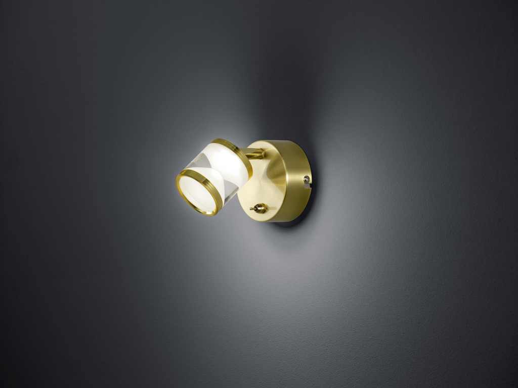 TRIO Spot / wandlamp | 1 x 4,5 Watt | 100 x 100 mm | LED TAMARA 1 | Mat Nikkel