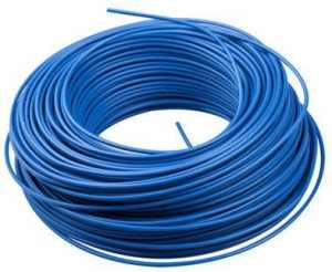 VDE Aansluit draad | 220 Volt | 1 Aderig | 2,5 mm | Per 1 Meter | Blauw