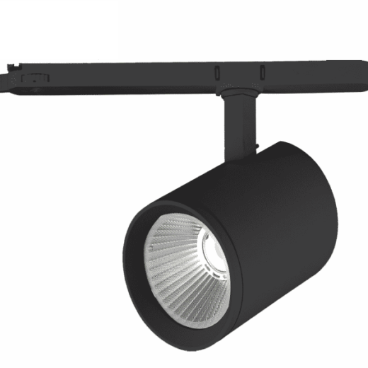 3 Fase | LED TRACKSPOT 40 Watt Black- 4000k | Dimbaar