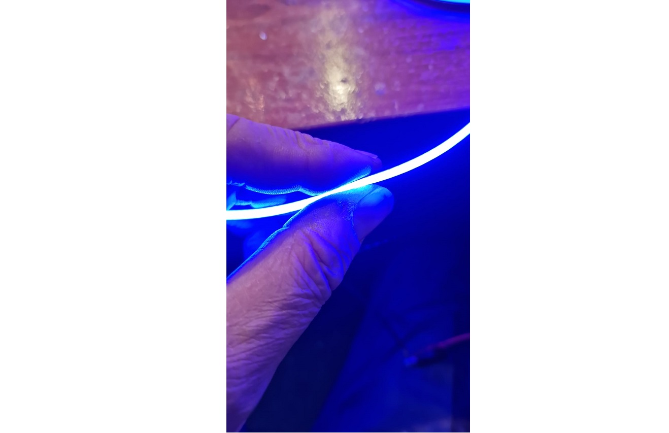 LEDware | LED Strip 3mm | 400 LED's COB | Blauw | 1 Meter