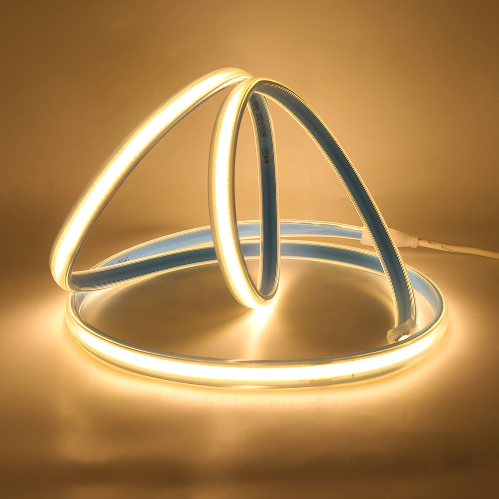 LED high Power LED strip  | 220 Volt | 10 watt  | 1 Meter | Warm Wit | COB